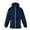 Dark Blue, variant on Lovskoo Men's and Women's Rain Jacket Active Fleece Lined Casual Waterproof Windbreaker Winter Sports Hiking Clothes Outdoor Hooded Coat Black