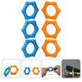 thumbnail image 2 of Microphone Anti Roll Rings Silicone Blue for Microphone KTV Stage Performance 6Pcs 2.4In, 2 of 8