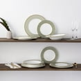 thumbnail image 6 of Noritake Infinity Green Gold Gold 12-Piece Dinnerware Set, Service for 4, 6 of 7