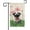 Schnauzer, variant on Spring Summer Dog Decorative House Flag Shih Tzu Lotus Flowers Outside Banner for Yard Farmhouse Double Side 28x40 Inch
