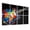 Color 3, variant on Musical 8 Pack Art Acoustic Panels Sound Absorbing Gold Splattered Black Electric Guitar Symbolic Markings Decorative Soundproof Wall Panels Self Adhesive for Game Room Music Classroom 48"x32"