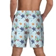 thumbnail image 4 of Goofa Turtle Printed Men's Swim Trunks Board Shorts Quick Dry Mens Swimming Trunks with Compression Liner,Breathable Fit Hawaii Beach Shorts-X-Large, 4 of 9