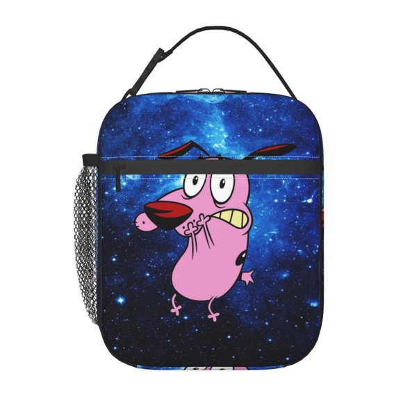 Courage The Cowardly Dog Lunch Bag Portable Lnsulation Lunch Box-SYS379