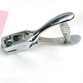 thumbnail image 2 of Toddmomy Hole Punch for Badges Zinc Alloy Chrome Coating 1Pack 5.4x2.8in, 2 of 8