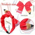thumbnail image 3 of Back to School Bows Hair Clips, Teacher Headband for Women and Pencil Bows for Teacher Appreciation Gifts,Back to School Hair Accessories for Girls Student First Day of School, 3 of 6