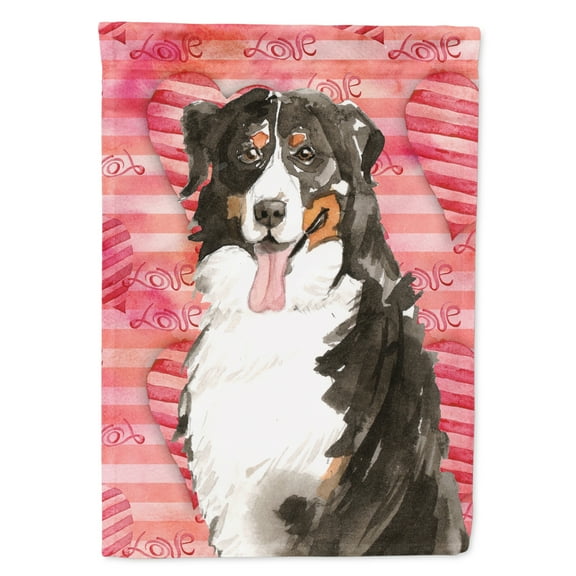 Love a Bernese Mountain Dog House Flag