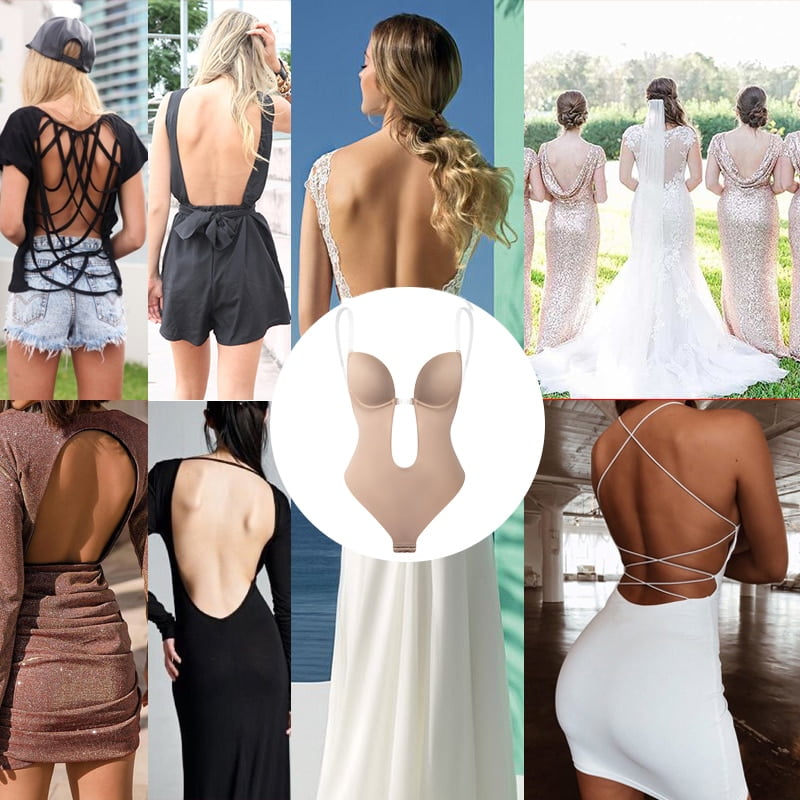 Bustier dos nu plongeant hot sale