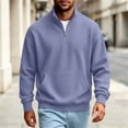thumbnail image 6 of Vetsdori Long Sleeve Shirts for Men Waffle Big and Tall Outdoor Pullover Pocket Winter Plain Casual Mens Tshirts Trendy, 6 of 9