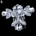 thumbnail image 1 of Grofry Hair Clip Women Wedding Flower Rhinestone Faux Pearl Bridal Hair Comb Jewelry, 1 of 6