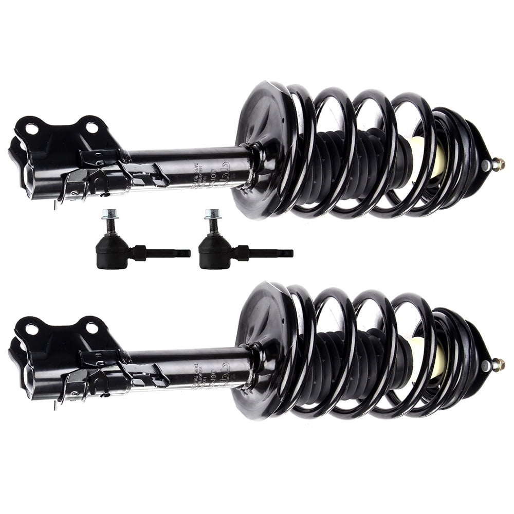 TRQ Front Upper Strut Mount Set - Compatible With 2000-2006 Nissan Sentra (2-Piece Kit)