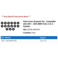 thumbnail image 2 of Valve Cover Grommet Set - Compatible with 2001 - 2005 BMW 325xi 2.5L 6-Cylinder 2002 2003 2004, 2 of 2