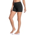 thumbnail image 3 of Hopgo Biker Shorts for Women High Waist 4" Workout Yoga Tummy Control Compression Running Shorts with Inner Pocket, 3 of 6