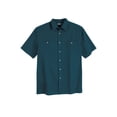 thumbnail image 2 of KingSize Men's Big & Tall Solid Wrinkle-Resistant Short Sleeve Button Down, 2 of 4