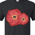 thumbnail image 4 of Inktastic Red Poppy Flowers T-Shirt, 4 of 5