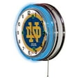 thumbnail image 2 of Notre Dame Fighting Irish 19" Neon Wall Clock, 2 of 2
