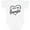 AA-White, variant on Inktastic I Love My Grandpa in Black Chalk Heart Boys or Girls Baby Bodysuit