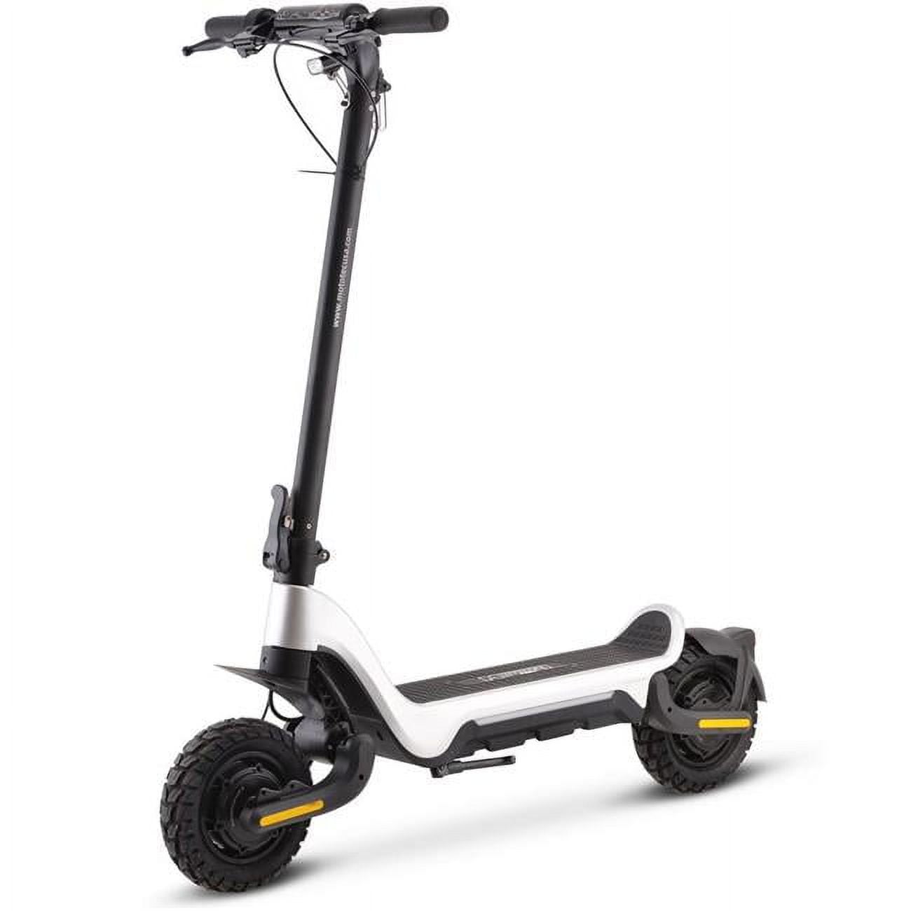 MotoTec MT-Fury-48v-1000w-Silver 1000W 48V Fury Lithium Electric Scooter, Silver