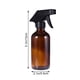 thumbnail image 4 of Botellas de spray de vidrio marrón vacías de 250 ml, contenedor portátil recargable, pulverizador de gatillo duradero para aceites esenciales, productos de limpieza y aromaterapia., 4 of 6