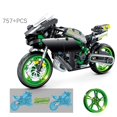 thumbnail image 1 of Bloques de construcción de motocicleta todoterreno para niños y adultos, vehículo de carreras de velocidad, MOC, regalo, ciudad, 2023, 1 of 4