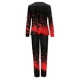 thumbnail image 3 of Family Matching Halloween PJs Set, Soft Patterned Long Sleeve Sleepwear Loungewear Outfits for Cozy Family Pajama Party, 3 of 3