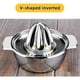 thumbnail image 3 of Manual Stainless Steel Citrus Juicer - Orange Juicer, Lemon Juicer, Orange Juice, Dishwasher Safe for Oranges, Lemons, Limes, 3 of 5