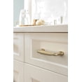 thumbnail image 2 of Amerock Coble 3 inch (76mm) Center-to-Center Golden Champagne Cabinet Pull, 2 of 6