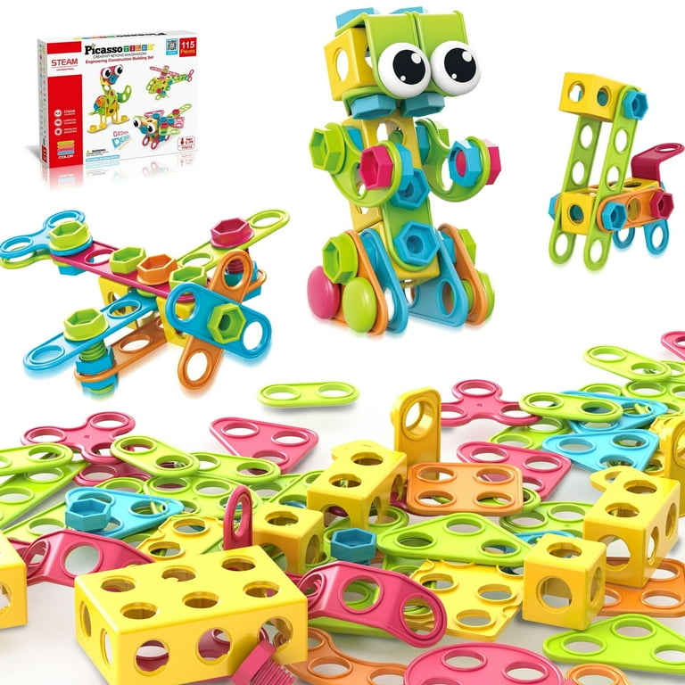 Engineering Construction Set With Tools 115-Piece photo 1
