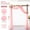 Blush, variant on Champagne Sheer Wedding Arch Drapes 19Ft x 28" Backdrop Curtain for Ceremony Bridal Party Decor 1 Panel