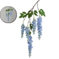 thumbnail image 2 of 47.2 Inch Artificial Fake Wisteria Hanging Flower Garland Silk Flower String for Home Party Decoration, 2 of 6