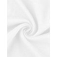 thumbnail image 3 of Innerwin T-Shirt Papillon Imprimé Lettres pour Femmes Manches Courtes Basiques Blanc G, 3 of 5