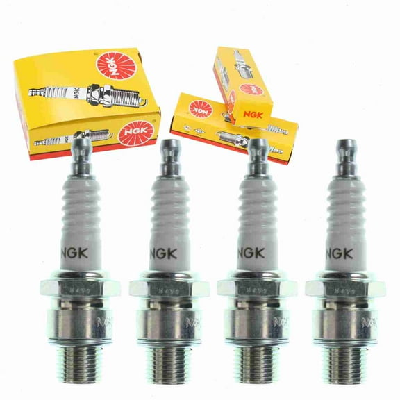 4 pc NGK 2422 Standard Spark Plugs for 2852 7536 837 837C AVKO CW12NV L19V L20V V40FFS WEA WET1 Ignition Wire Secondary