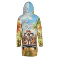 thumbnail image 2 of Hello Fall Autumn Goldendoodle Pumpkins Pickup Truck All Over Print 3D Hooded Duffle Toggle Coat Doodle Dog Lover Gifts Idea - 13011, 2 of 6