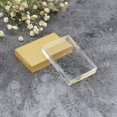 thumbnail image 3 of OUTAD Léger Bloc de Timbre Acrylique Transparent Forme Rectangulaire Bricolage Scrapbooking Couleur Processus Bloc Outils, 3 of 7