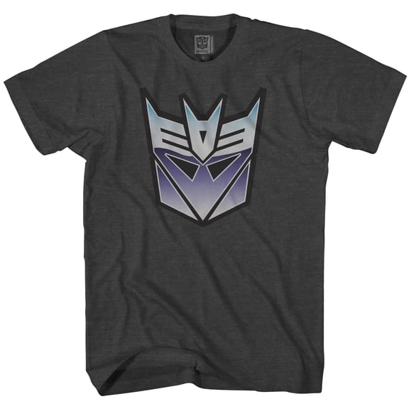 Transformers Decepticons Distressed Symbol Officially Licensed Adult T-Shirt 2XL