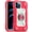 Hot Pink, variant on Compatible with iPhone 12 Pro Max Case 6.7 Inch with Ring Stand, Military Grade Drop Protection Full Body Rugged Heavy Duty Case 3 in 1 Protective Cover for iPhone 12 Pro Max. (Avocado)