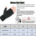 Aptoco Copper Arthritis Compression Gloves HalfFinger Hand Support