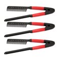 thumbnail image 1 of Hair Straightening Comb, Portable Rounded Comb Teeth V Shaped Straight Comb 3Pcs Safe High Temperature  Multipurpose  For Knotty Hair, 1 of 8