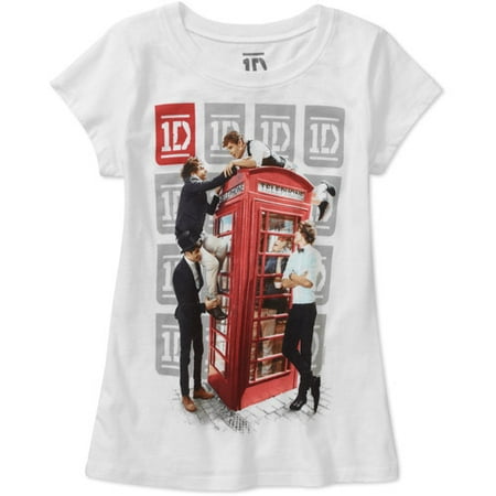 One Direction Girls' Phone Booth Graphic Tee