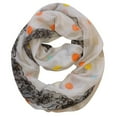 thumbnail image 5 of Polka Dot and Floral Graphic Print Infinity Loop Scarf, 5 of 6