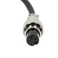 thumbnail image 3 of GX12 5 Pins Double Female Head Aviation Socket Connector Electrical Cable 2m, 3 of 5