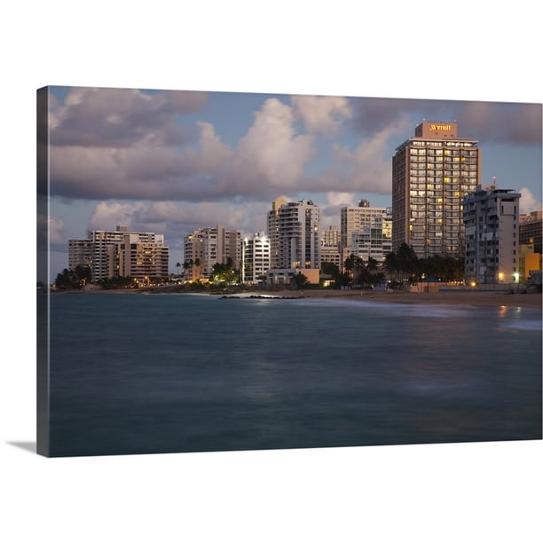 Great BIG Canvas | "Puerto Rico, San Juan, Condado, Condado high rise