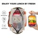 thumbnail image 3 of Bolsa de almuerzo Joymee con aislamiento para mujeres y hombres adultos, color beige, 10 L, 3 of 7