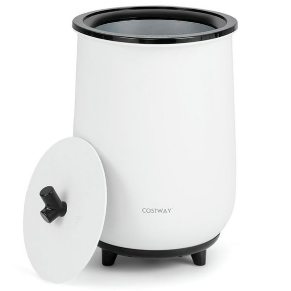 GVN 23L Large Luxury Bucket-Style Towel Warmer with Fragrant Disc Holder-Black