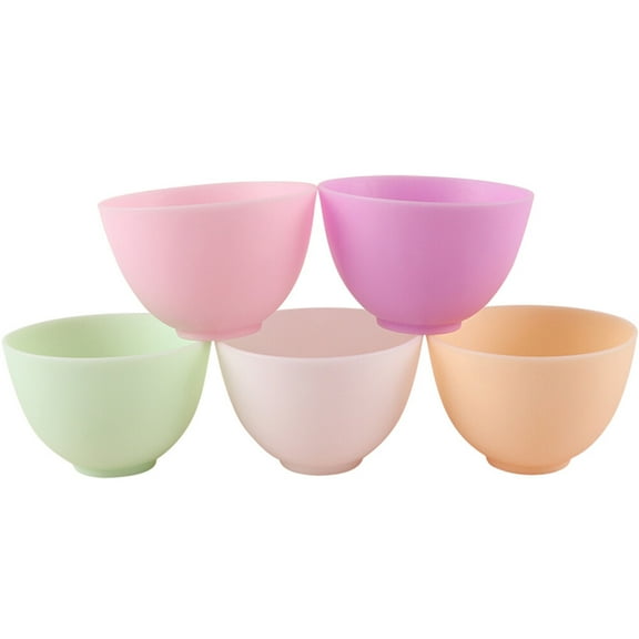 HEATSHAKING Pink Mixing Bowl Silicone Purple 1Pcs 4.1 x 2.8 in