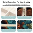 thumbnail image 3 of Sea Turtle Travel Portable Square Necklace Organizer Jewelry Box Earring Holder for Girls and Women - Store Rings, Earrings, Necklaces, Bracelets, and More, 3 of 6