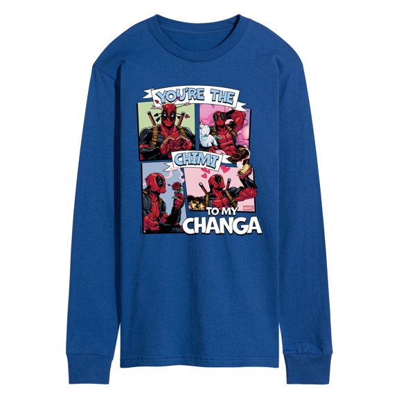 Deadpool - Chimichanga - Men's Long Sleeve Graphic T-Shirt