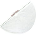 thumbnail image 3 of Faux Fur Christmas Tree Skirt, White Christmas Decorations for 5ft Christmas Tree Decoration (White, 30in), 3 of 8