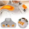 thumbnail image 4 of Almohadilla Térmica Portátil Usb para Cuello y Hombros con Calentamiento Rápido y Apagado Automático En 3 Temperaturas | Ideal para Padres | Amplia Cobertura | Tecnología de Fibra de Carbono, 4 of 7