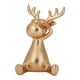 thumbnail image 1 of Estatua de ciervo Zulema Estatua Moderna Animal Oro, 1 of 5