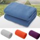 thumbnail image 4 of Yuarrent Saco de dormir de lana Polar ultraligero portátil al aire libre tienda de campaña cama de viaje cálido saco de dormir forro de aislamiento de carpas gris claro Yuarrent HW5608-04, 4 of 6
